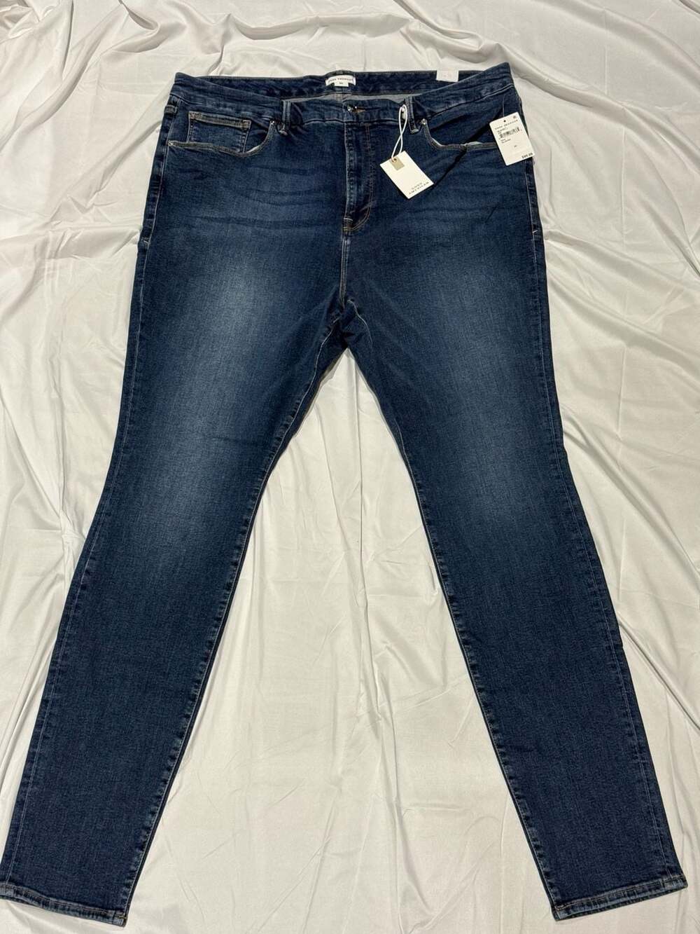 Good American Jeans Womens 24 NWT Blue Skinny Slim Stretch Denim $99
